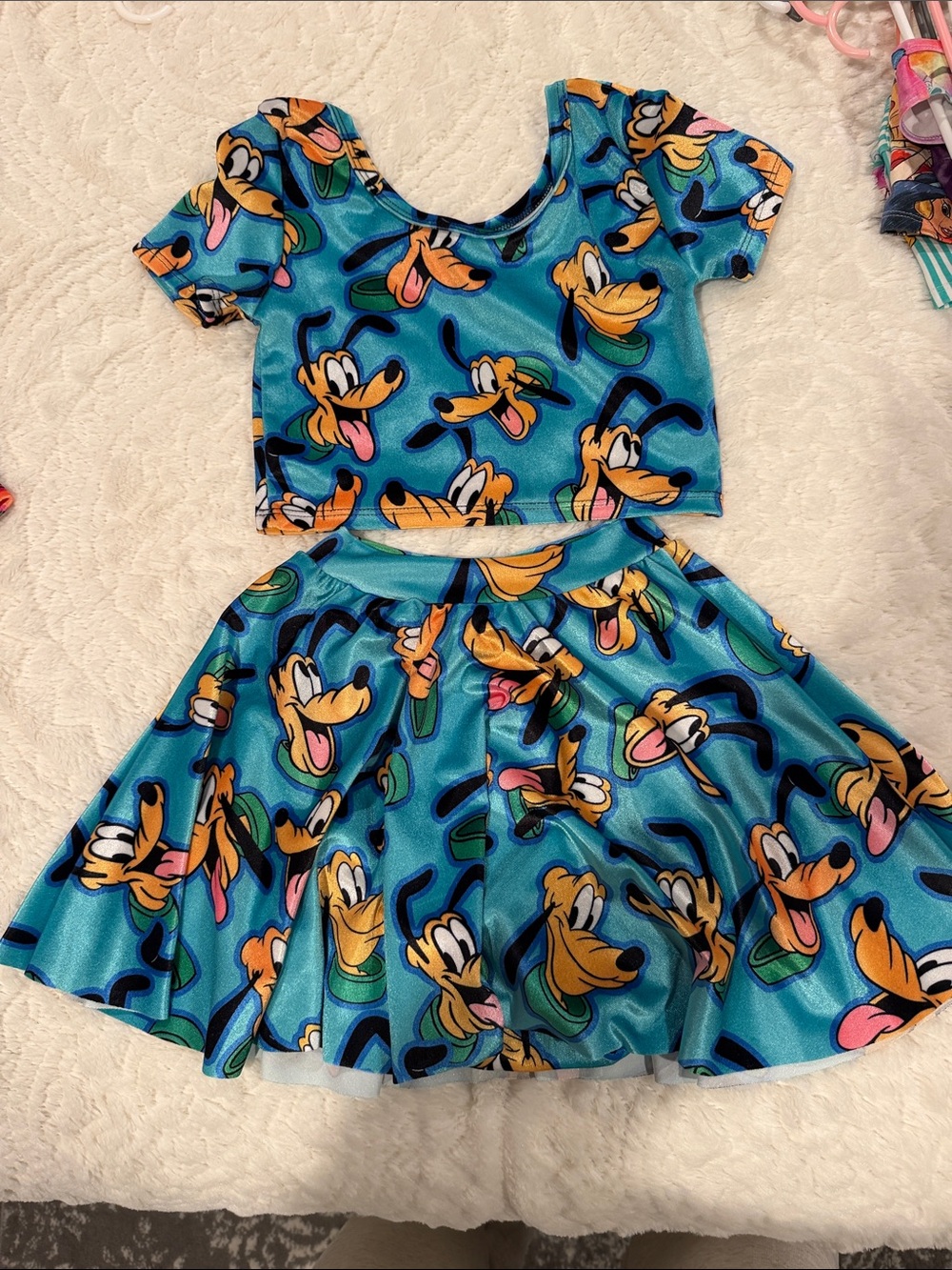 Wild Rich Kids Velvet two-piece set